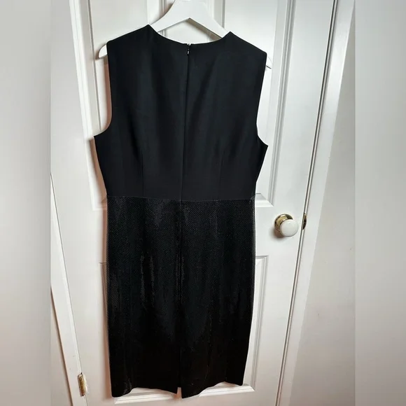 St. John Classic Black Midi Dress-NWT - Picture 5 of 8
